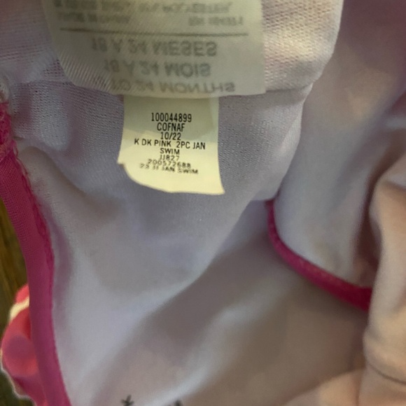 Janie and Jack Recycled Ric Rac Ruffle 2-Piece Swimsuit - Picture 7 of 7